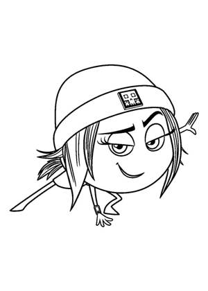 Раскраски Эмоджи Эмоджи раскраска 11