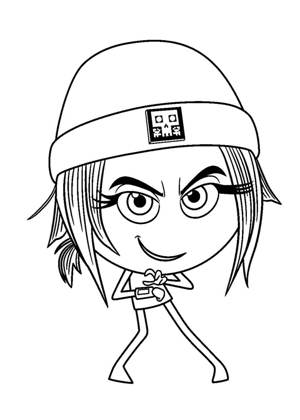 Раскраски Эмоджи Эмоджи раскраска 18