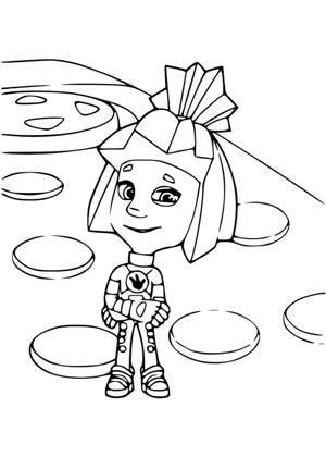 Раскраски Фиксики Фиксики раскраска 15