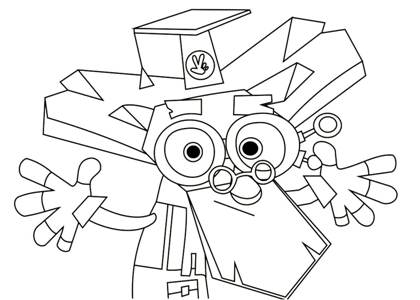 Раскраски Фиксики Фиксики раскраска 2