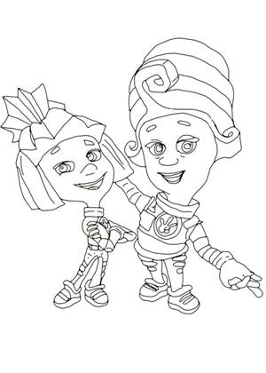 Раскраски Фиксики Фиксики раскраска 20