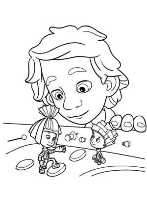 Раскраски Фиксики Фиксики раскраска 25