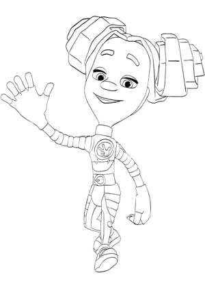 Раскраски Фиксики Фиксики раскраска 6