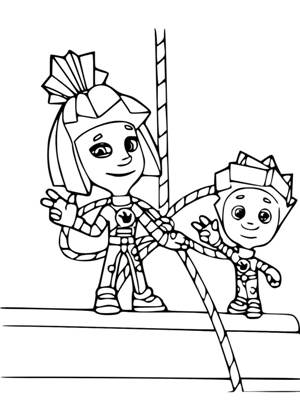 Раскраски Фиксики Фиксики раскраска 8