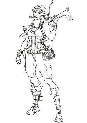 Фортнайт раскраска 12