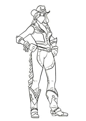 Фортнайт раскраска 13