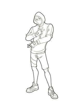 Фортнайт раскраска 4