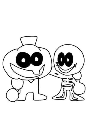 Friday Night Funkin — раскраска 14