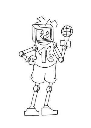 Friday Night Funkin — раскраска 9