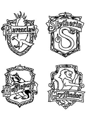 Раскраски Гарри Поттер Гарри Поттер — раскраска 13