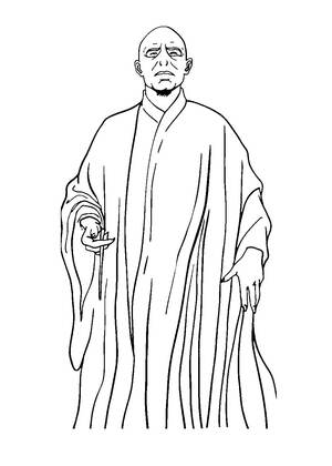 Раскраски Гарри Поттер Гарри Поттер — раскраска 19