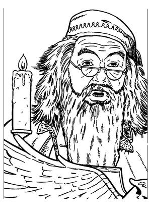 Раскраски Гарри Поттер Гарри Поттер — раскраска 20