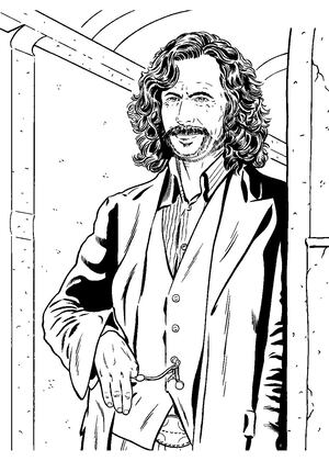 Раскраски Гарри Поттер Гарри Поттер — раскраска 21