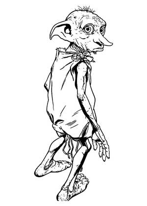 Раскраски Гарри Поттер Гарри Поттер — раскраска 28