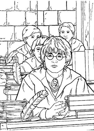 Раскраски Гарри Поттер Гарри Поттер — раскраска 32