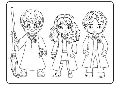 Раскраски Гарри Поттер Гарри Поттер — раскраска 37