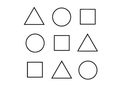 Раскраски Геометрические фигуры Геометрические фигуры раскраска 18