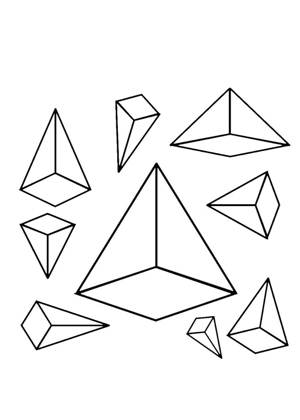 Раскраски Геометрические фигуры Геометрические фигуры раскраска 38