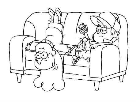 Раскраски Гравити Фолз Гравити Фолз