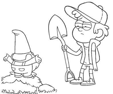 Раскраски Гравити Фолз Гравити Фолз