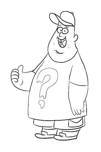 Раскраски Гравити Фолз Гравити Фолз