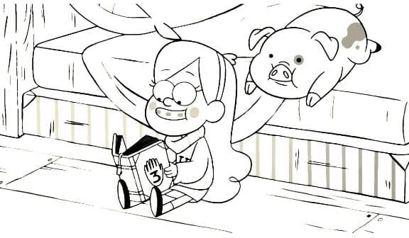 Раскраски Гравити Фолз Гравити Фолз