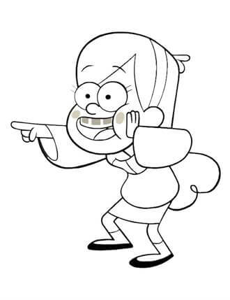 Раскраски Гравити Фолз Гравити Фолз