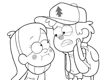 Раскраски Гравити Фолз Гравити Фолз