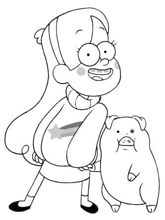 Раскраски Гравити Фолз Гравити Фолз