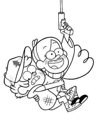 Раскраски Гравити Фолз Гравити Фолз