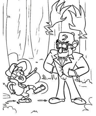 Раскраски Гравити Фолз Гравити Фолз