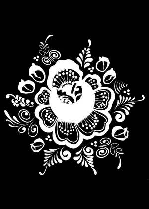 Раскраски Гжель Гжель – раскраска 25