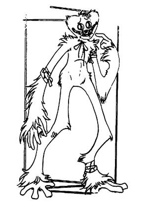 Хаги Ваги — раскраска 1