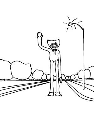 Хаги Ваги — раскраска 12