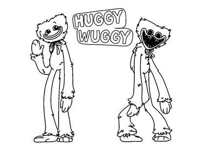 Хаги Ваги — раскраска 24