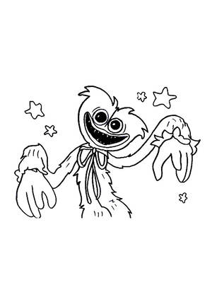 Хаги Ваги — раскраска 6