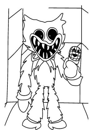 Хаги Ваги — раскраска 7