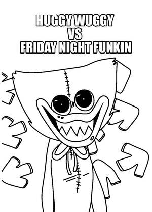 Хаги Ваги — раскраска 9