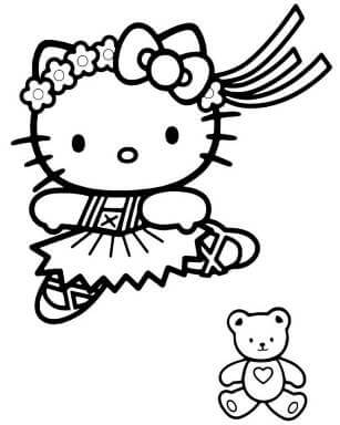 Раскраски Хелло Китти Хелло Китти
