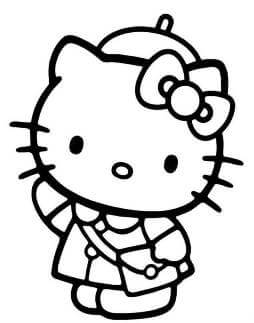 Раскраски Хелло Китти Хелло Китти
