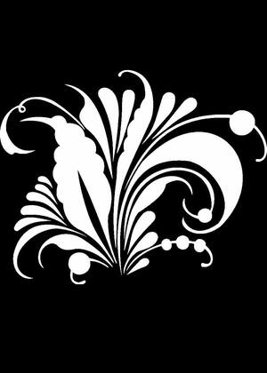 Хохлома – раскраска 33