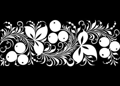 Хохлома – раскраска 46