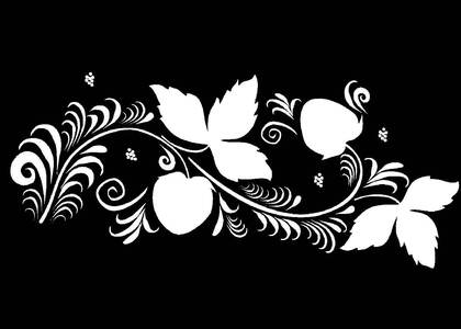 Хохлома – раскраска 50