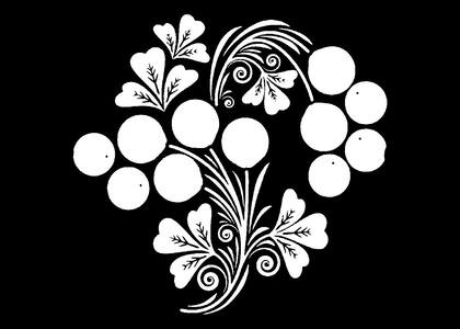 Хохлома – раскраска 53