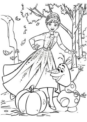 Раскраски Холодное сердце Холодное сердце раскраска 10