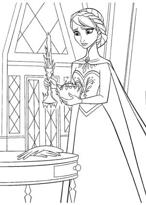 Раскраски Холодное сердце Холодное сердце раскраска 18