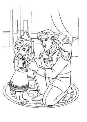 Раскраски Холодное сердце Холодное сердце раскраска 23