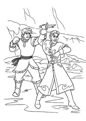 Раскраски Холодное сердце Холодное сердце раскраска 25