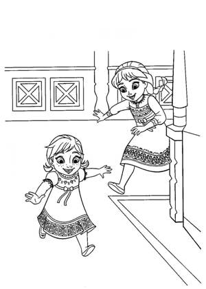 Раскраски Холодное сердце Холодное сердце раскраска 27