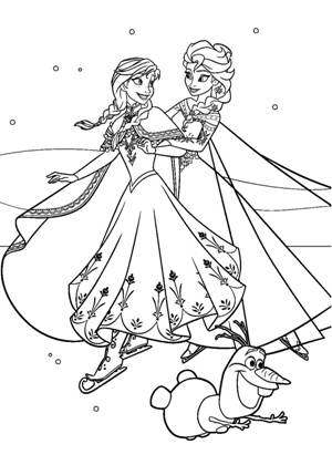 Раскраски Холодное сердце Холодное сердце раскраска 30